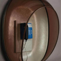 Телефонная полу-кабина (таксофонная, телефонная полу-кабина) Тоника из тонированного оргстекла