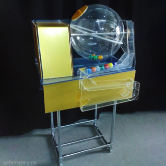 Напольный электронный программируемый полуавтоматический лототрон Космо, управляемый с дистанционного пульта