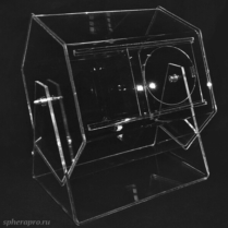 Лототрон с многогранным барабаном в виде шестиугольной призмы объемом 10 литров