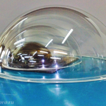 Полусфера из оргстекла, образцы полусфер диаметром 42, 30 и 15 см