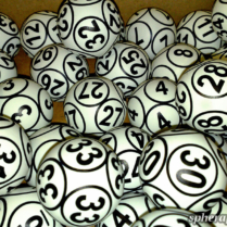 Сбалансированные лотерейные шары с защитным покрытием